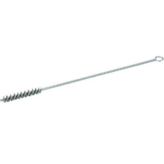 1/4″ Hand Tube Brush, .005″ Stainless Steel Wire Fill, 1-1/2″ Brush Length - Eagle Tool & Supply