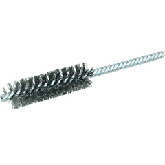 3/4″ Power Tube Brush, .006″ Stainless Steel Wire Fill, 2-1/2″ Brush Length - Eagle Tool & Supply