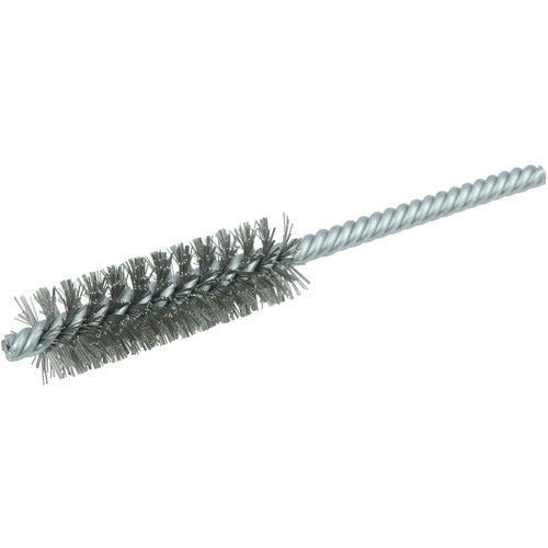 3/4″ Power Tube Brush, .0104″ Stainless Steel Wire Fill, 2-1/2″ Brush Length - Eagle Tool & Supply