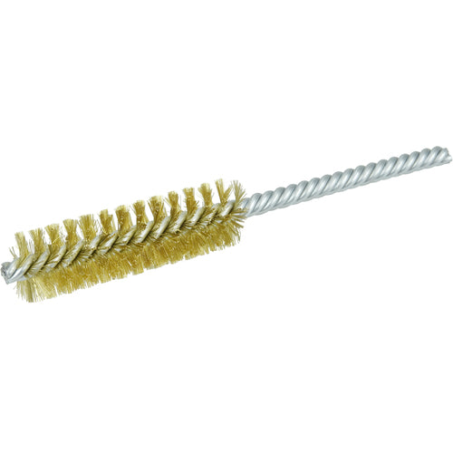 3/4″ Power Tube Brush-0.006″ Brass, 2-1/2 Brush Length - Non-Sparking Wire Wheel - Eagle Tool & Supply