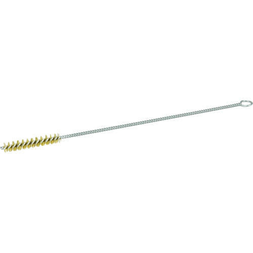 3/8″ Hand Tube Brush-0.004″ Brass, 2 Brush Length - Non-Sparking Wire Wheel - Eagle Tool & Supply