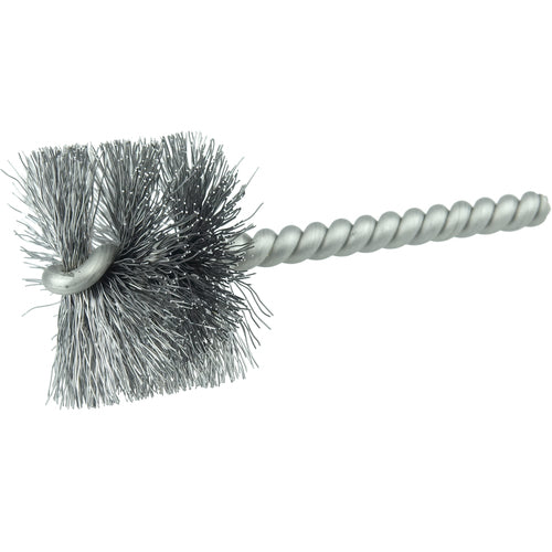1-1/2″ Power Tube Brush, .0104″ Steel Wire Fill, 1″ Brush Length - Eagle Tool & Supply