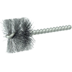 1-1/2″ Power Tube Brush, .0104″ Steel Wire Fill, 1″ Brush Length - Eagle Tool & Supply
