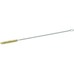 1/4″ Hand Tube Brush-0.003″ Brass, 1 1/2 Brush Length - Non-Sparking Wire Wheel - Eagle Tool & Supply