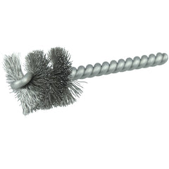 1″ Power Tube Brush, .005″ Stainless Steel Fill, 1″ Brush Length - Eagle Tool & Supply