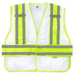 8240HL-NC M/L WHT EXPANDABLE VEST - Eagle Tool & Supply