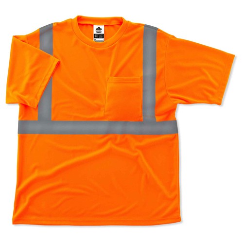 8289 4 XL Orange T-Shirt Type R Class 2 - Eagle Tool & Supply