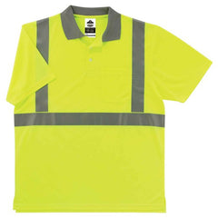 8295 L Lime Polo Shirt Type R Class 2 - Eagle Tool & Supply