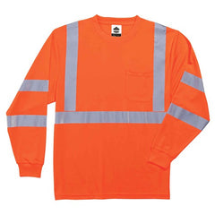 8391 4 XL Orange Long Sleeve T-Shirt Type R Class 3 - Eagle Tool & Supply