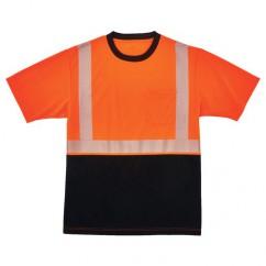 8280BK S ORG/BLK FRONT PERF T-SHIRT - Eagle Tool & Supply