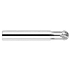 Undercutting End Mills - 0.1181″ Cutter Diameter × 0.5000″ (1/2″) Neck Length × 220° Carbide Undercutting End Mill, 4 Flutes