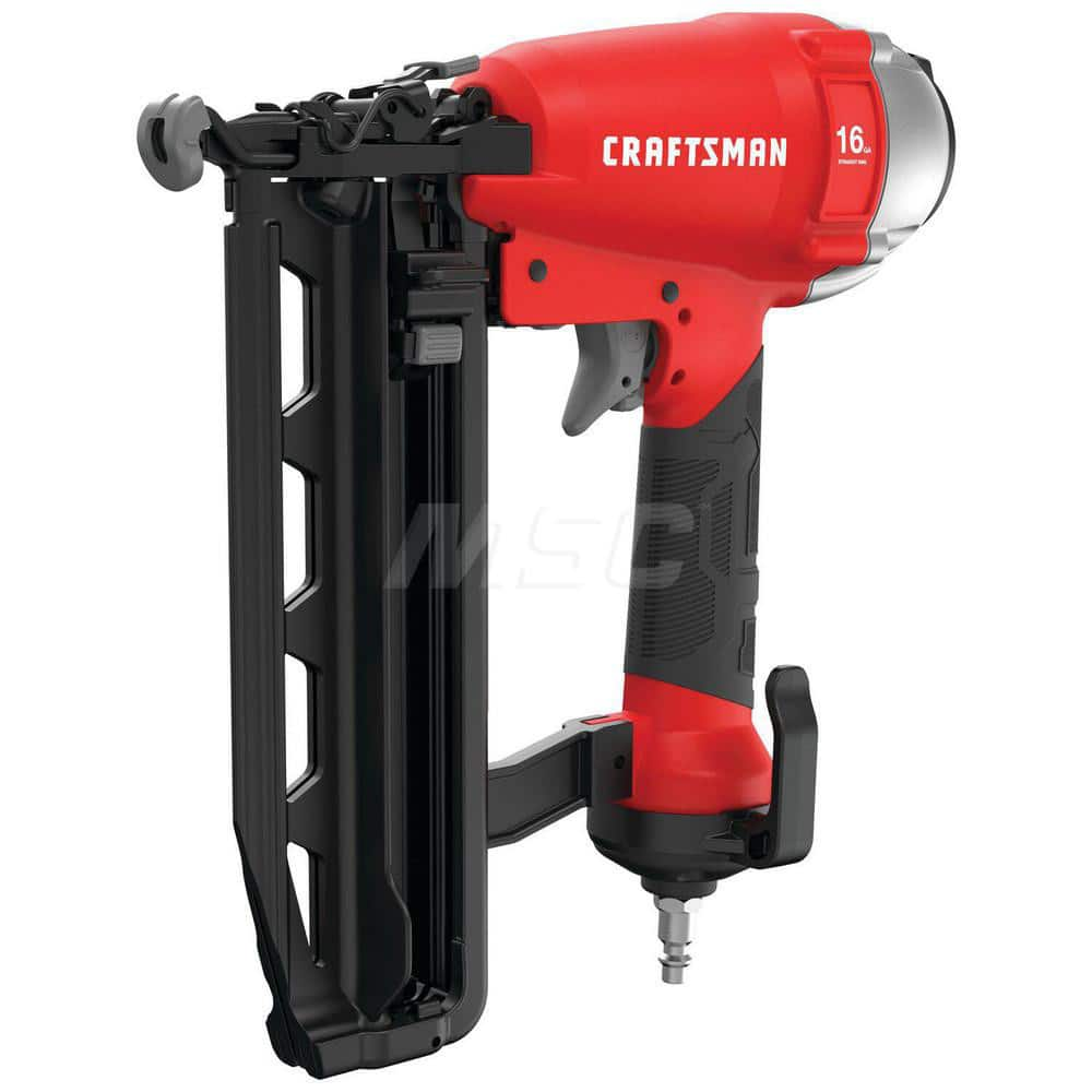 Air Nailers; Nailer Type: Finish Nailer; Nail Diameter: 0.052 in; Nail Length: 2.5 in; For Nail Shank Diameter: 0.052 in; For Nail Gauge: 16; For Nail Head Type: Flat; Air Pressure: 120 psi; Collation Style: Strip; Collation Type: Strip; Firing Mode: Sequ