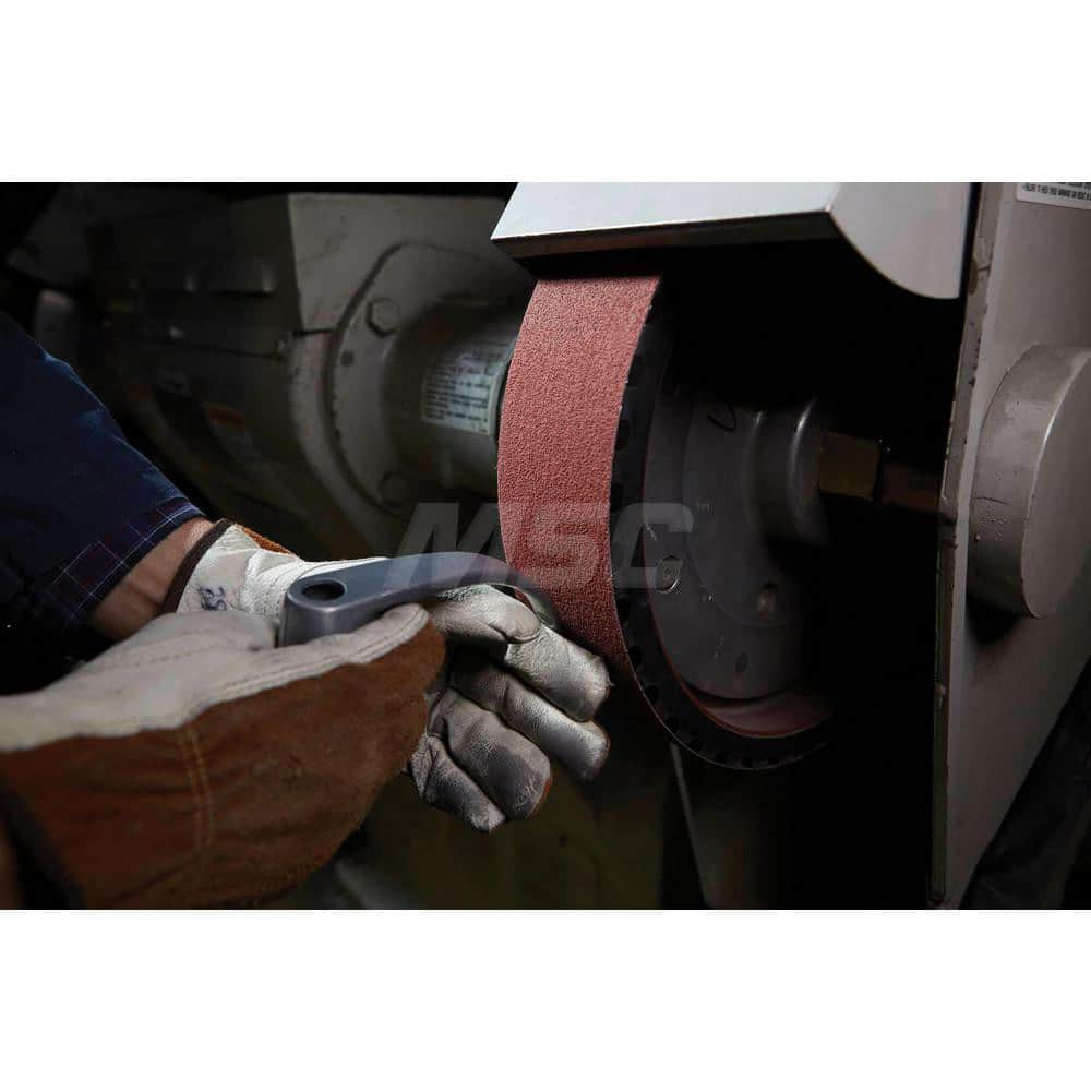 Abrasive Belt: 120 Grit, Aluminum Oxide Coated