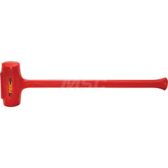 10.5Lb Polyurethane Dead Blow Hammer, Non-Sparking, Non-Marring 3-1/4 ™ Face Diam, 8 ™ Head Length, OAL, 30 ™, 26″ Steel Reinforced Polyurethane Handle, Double Faced 3-1/4″ Face Diam, 8″ Head Length, 30″ OAL, 26″ Steel-Reinforced Polyurethane Handle