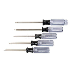 Screwdriver Set: 5 Pc, Torx