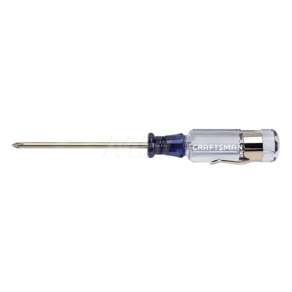 Phillips Screwdrivers; Tool Type: Screwdriver; Handle Style/Material: Acetate; Phillips Point Size: #0; Blade Length (Inch): 2-1/2; Overall Length Range: 1″ - 2.9″; Overall Length (Inch): 2-1/2; Overall Length (Inch): 2-1/2; Tip Type: Phillips ™