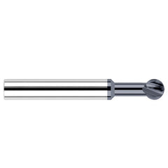Undercutting End Mills - 0.2500″ (1/4″) Cutter Diameter × 0.7500″ (3/4″) Neck Length × 270° Carbide Undercutting End Mill, 4 Flutes, AlTiN Coated - Exact Industrial Supply