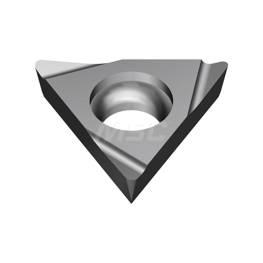 Turning Insert:  TBGT521LAY H1,  Solid Carbide Uncoated Finish,  Left Hand,  60.0 &deg N/A Triangle,  Series  H1