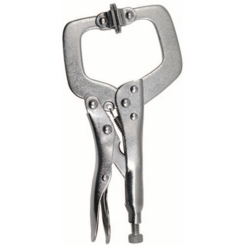 LOCKING C-CLAMP W/SWIVEL PAD 6″ - Eagle Tool & Supply