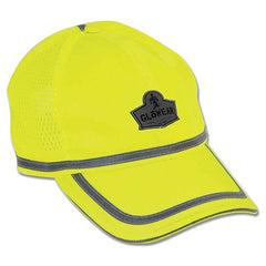 8930 Lime Hi-Vis BasebaLL Cap - Eagle Tool & Supply
