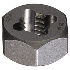 ‎1/2-20 HSS 492 Hexagon Rethreading Die - Eagle Tool & Supply