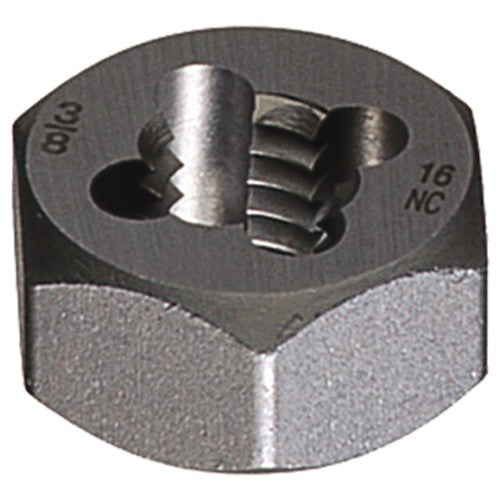 ‎3/8-24 HSS 492 Hexagon Rethreading Die - Exact Industrial Supply