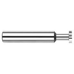 0.1875″ (3/16″) Cutter Diameter × 0.0290″ Width 0.1250″ (1/8″) Reach Carbide Retaining Ring Keyseat Cutter, 6 Flutes - Exact Industrial Supply