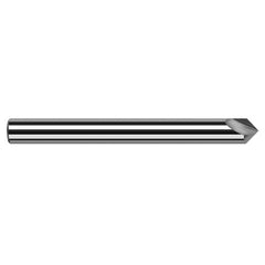 Engraving Cutters - 0.2500″ (1/4″) Shank Diameter × 120° included Carbide Marking Cutter, 2 Flute - Exact Industrial Supply