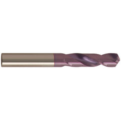 #29 Dia. x #29 Shank × 2 mm Flute Length × 52 mm OAL, 118°, Solid Carbide Drill - Eagle Tool & Supply