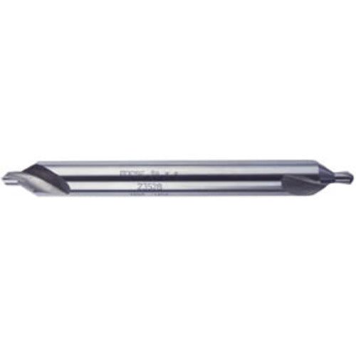 #2 × 3″ OAL 60 Degree HSS Plain Combined Drill and Countersink Bright Series/List #1499 - Eagle Tool & Supply