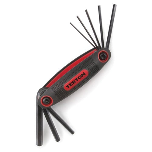 8PC FOLDING HEX KEY WRENCH SET MM - Eagle Tool & Supply