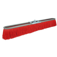 18″ Vortec Pro Medium Sweep Strip Broom, Red Polypropylene Fill - Eagle Tool & Supply