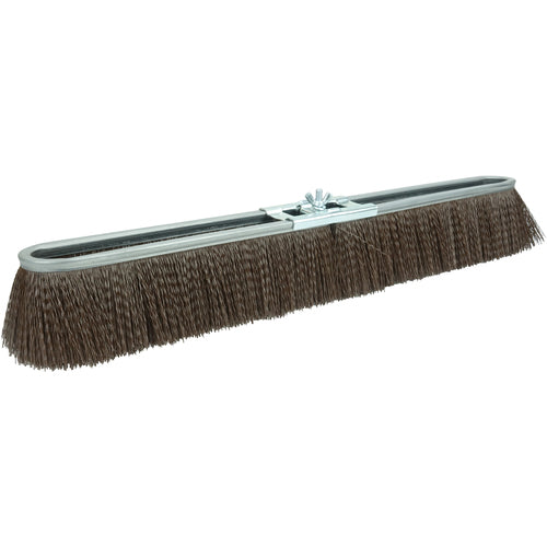 18″ Vortec Pro Coarse Sweep Strip Broom, Brown Polypropylene Fill - Eagle Tool & Supply