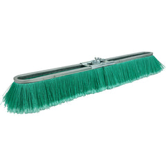 24″ Vortec Pro Fine Sweep Strip Broom, Green Polypropylene Fill - Eagle Tool & Supply