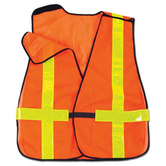 8080BAX Orange Non-Cert X-Back Vest - Eagle Tool & Supply