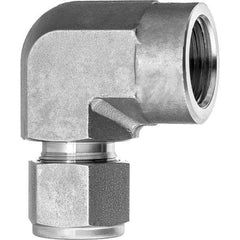 Value Collection - Metal Compression Tube Fittings Type: Female Elbow End Connections: Comp x FNPT - Eagle Tool & Supply