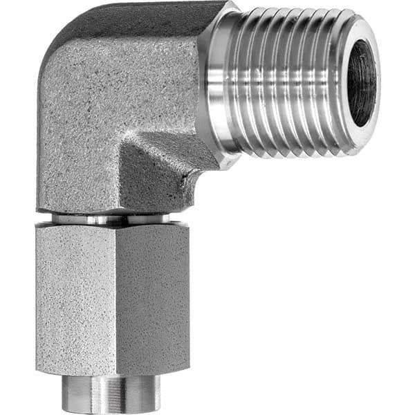 Value Collection - Metal Flared Tube Fittings Type: Male Elbow Flared Degrees: 37 - Eagle Tool & Supply