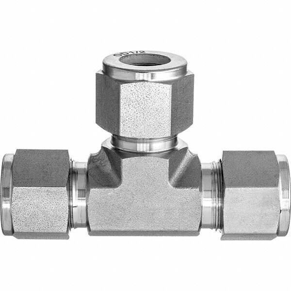 Value Collection - Metal Compression Tube Fittings Type: Union Tee End Connections: Comp x Comp x Comp - Eagle Tool & Supply