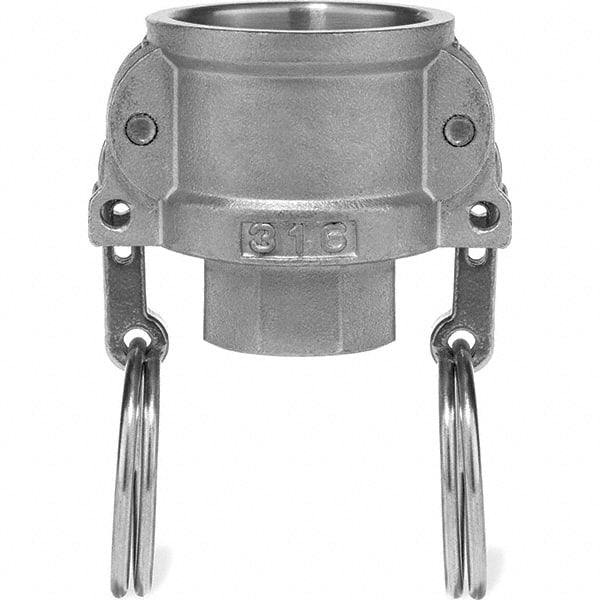 USA Sealing - 1-1/2" x 1-1/2" Cam & Groove Female Coupler Female NPT Thread - Eagle Tool & Supply