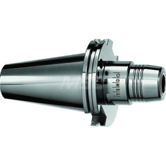 Hydraulic Tool Chuck: CAT40, CAT50, Taper Shank, 25 mm Hole 81 mm Projection, 55.5 mm Nose Dia, 46.5 mm Clamp Depth, 25,000 RPM, Through Coolant