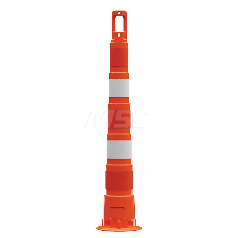 Traffic Barrels, Delineators & Posts; Type: Channelizing Cone; Material: Polyethylene; Reflective: Yes; Base Needed: Yes; Height (Inch): 50.4; Width (Inch): 7-3/4; Additional Information: Sheeting Grade: Engineer; Series: 650R1; Dimensions: 42 in Without