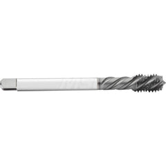 Spiral Flute Tap: #6-40, UNF, 3 Flute, 2-3 P, 3B Class of Fit, High Speed Steel-E, GLT-1 Finish 2.205″ OAL, Left Hand Flute, Left Hand Thread, X, Series Enorm Z