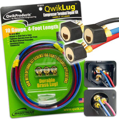 QwikLug Terminal Repair Kit Brass Contact Plating, Nylon Enclosure