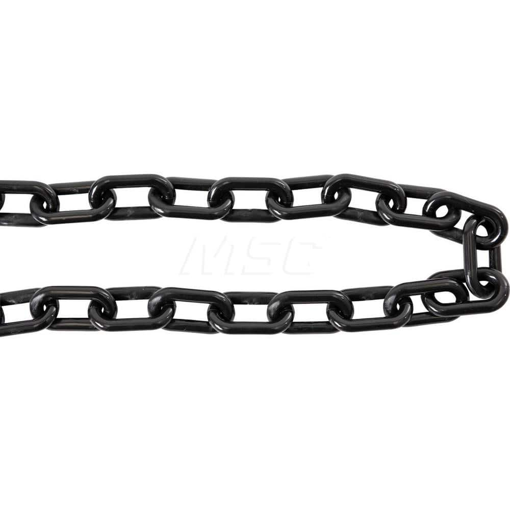 Plastic Chain: Outdoor or' Longdoor, 1.5, 50 ' Long, Black, Polyethylene