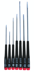 7 Piece - Precision Slotted & Phillips Screwdriver Set - #26092 - Includes: Slotted 2.5 - 4.0mm & Phillips Screwdriver #0 x 75 - Eagle Tool & Supply