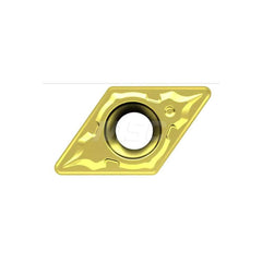 Turning Insert:  DCMT070204-UF YG3030,  Solid Carbide TiCN & Al2O3 Finish,  0.2950″ Long,  1/4″ Inscribed Circle,  N/A Series  DCMT