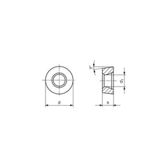 Turning Insert:  RCGT0803MO-AL CWN15,  Solid Carbide TiN Finish,  Neutral,  0.1575″ Corner Radius,  0.0 &deg N/A Round,  Series  RCGT