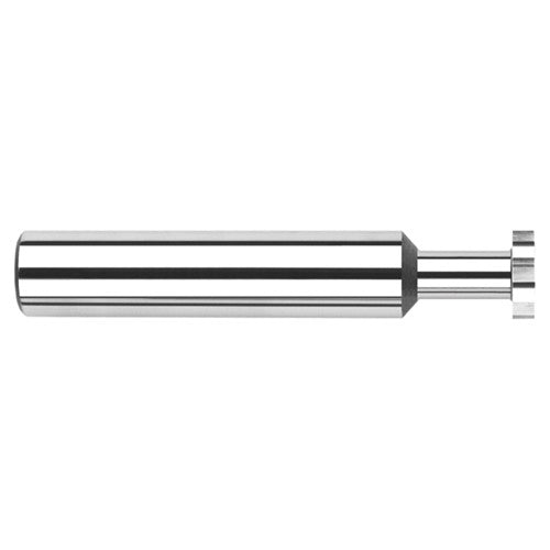 ‎0.5000″ (1/2″) Cutter Diameter × 0.3120″ (5/16″) Width × 1.5000″ (1-1/2″) Neck Length Carbide Square Standard Keyseat Cutter, 8 Flutes - Exact Industrial Supply