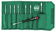 8 Piece - 2.5mm - 6mm - Precision Metric Nut Driver Set in Canvas Pouch - Eagle Tool & Supply