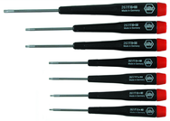 7 Piece - T5; T6; T7; T8 x 40mm; T9; T110x 50mm; T15 x 60mm - Precision Torx Screwdriver Set - Eagle Tool & Supply